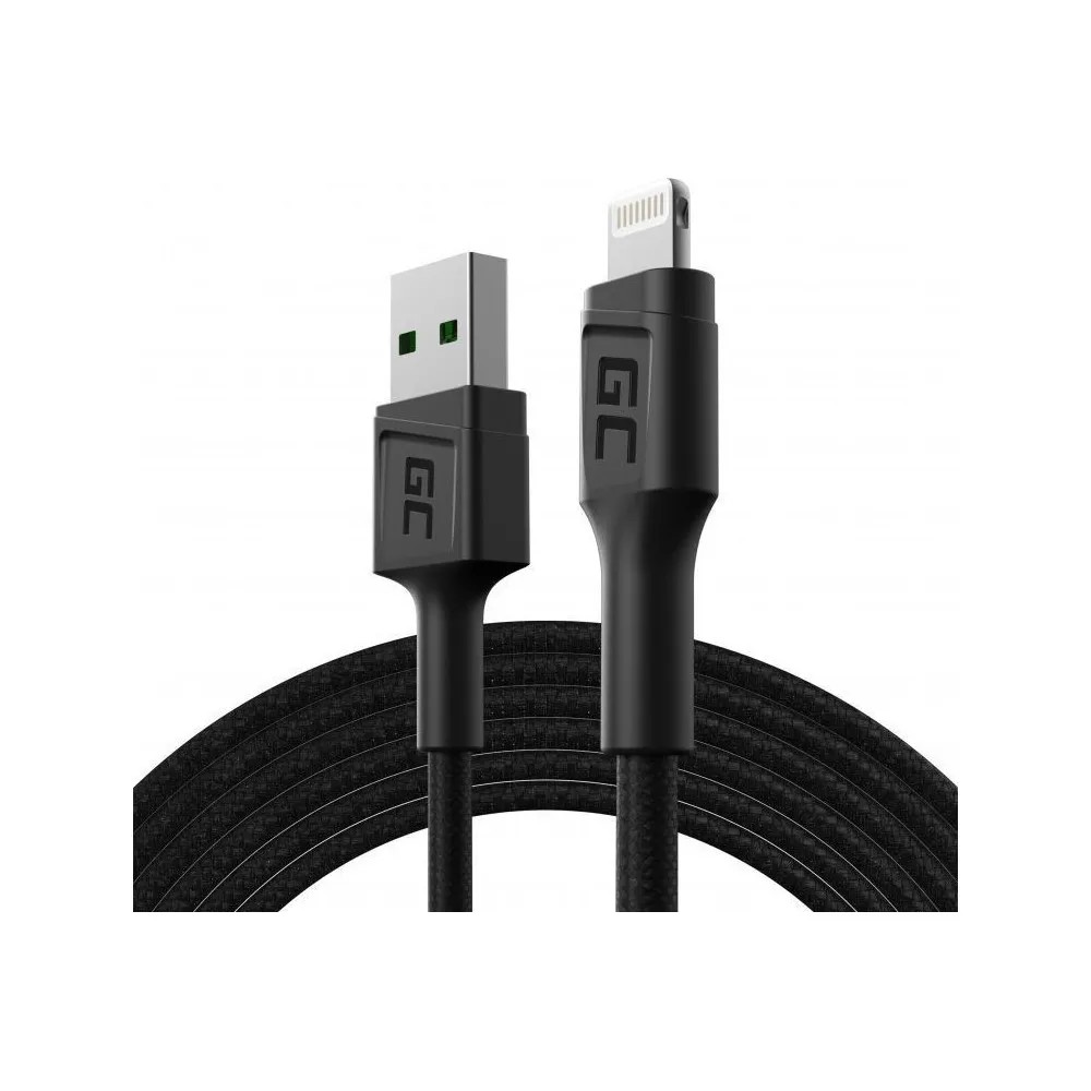Kabel Green Cell PowerStream USB-A, Lightning KABGC21 - zdjęcie poglądowe 1