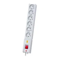 Listwa zasilająca przeciwprzepięciowa Lestar LX 610 1966007865 - 6 gniazd, 3 m, Szara | Sklep ITnes.pl - IT for BUSINESS