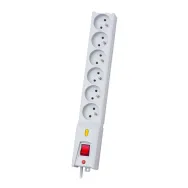 Listwa zasilająca przeciwprzepięciowa Lestar LX 610 1966007865 - 6 gniazd, 3 m, Szara | Sklep ITnes.pl - IT for BUSINESS