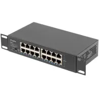 Switch niezarządzalny Lanberg RSGE-16 - 16x 1Gb Gigabit, Rack 10"/19"