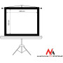 Ekran projekcyjny na stojaku Maclean MC-595 100" 4:3 - zdjęcie poglądowe 1