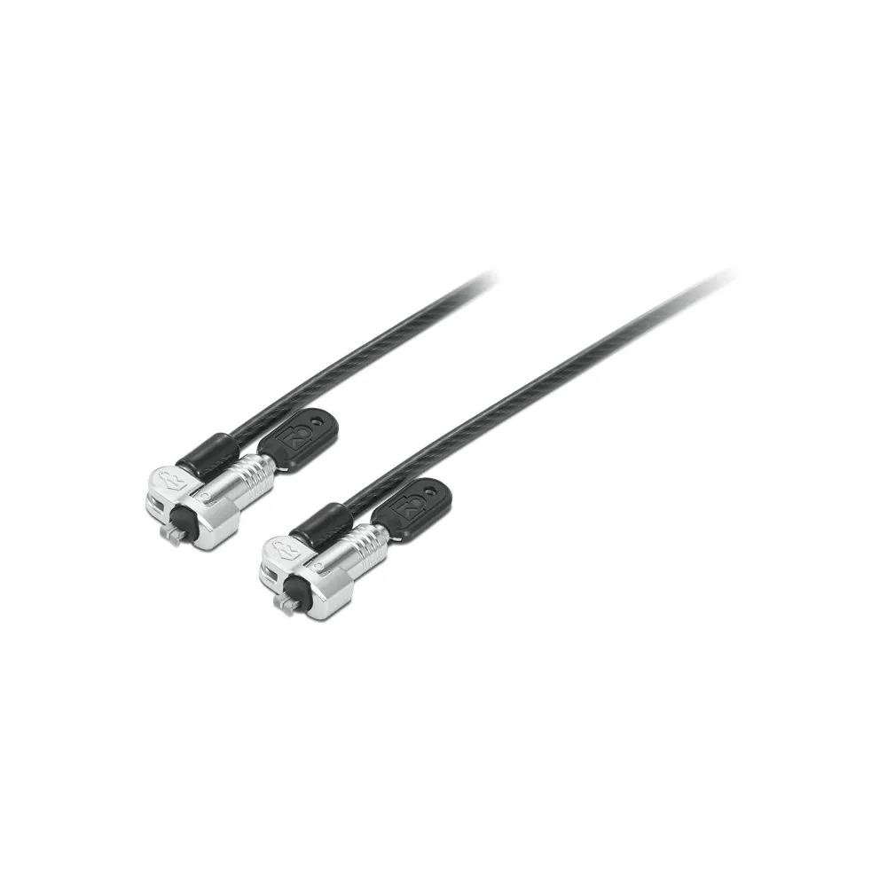 Linka zabezpieczająca Lenovo NanoSaver Twin Head Cable Lock 4XE1B81916 - Cleat/NanoSaver Lock Slot, 1,8 m, Czarna
