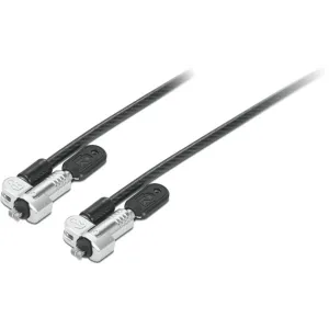 Linka zabezpieczająca Lenovo NanoSaver Twin Head Cable Lock 4XE1B81916 - Cleat|NanoSaver Lock Slot, 1,8 m, Czarna