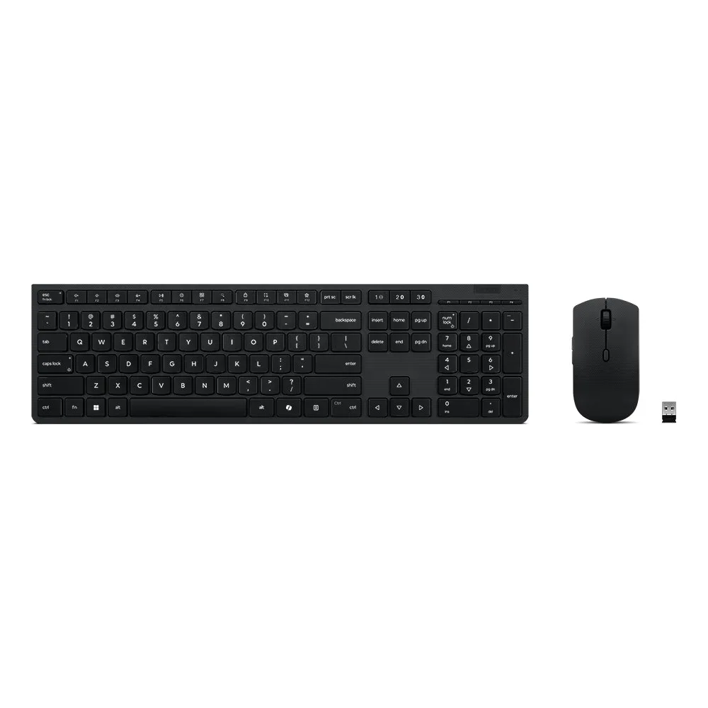 Zestaw bezprzewodowy klawiatury i myszy Lenovo Pro Wireless Rechargeable Combo 4X31R64316, US English, Czarny | Sklep ITnes.pl, IT for BUSINESS