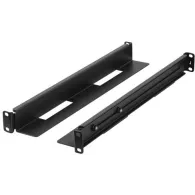 Zestaw szyn montażowych do szaf rack Lanberg AK-1901-B - 19", przesuwne, 397-680 mm, Czarne