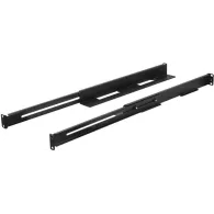 Zestaw szyn montażowych do szaf rack Lanberg AK-1901-B - 19", przesuwne, 397-680 mm, Czarne