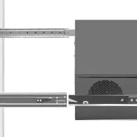 Zestaw szyn montażowych do szaf rack SilverStone SST-RMS05-22 - 611mm (W) x 38mm (H) x 12.5mm (D)