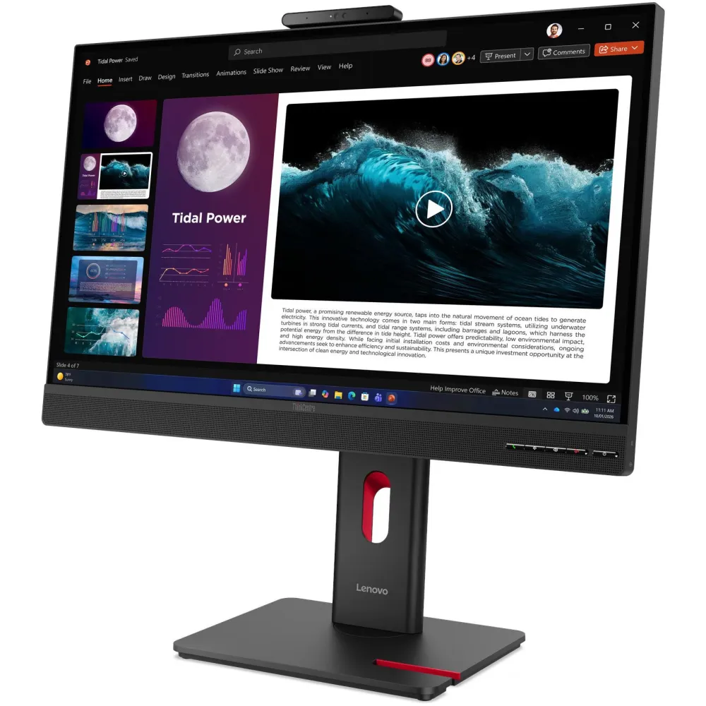 Monitor Lenovo ThinkCentre Tiny-In-One 27 13LCGAT6EU - 27/2560x1440 (QHD)/48Hz-120Hz/IPS/pivot/kamera
