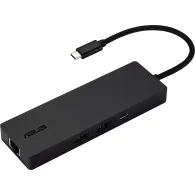 Replikator portów ASUS 8 in 1 USB-C Dock DC210 90XB098N-BDS010 - 2x USB-C, 2x USB-A, 1x HDMI, 1x RJ-45, 1x SD i Mirco SD