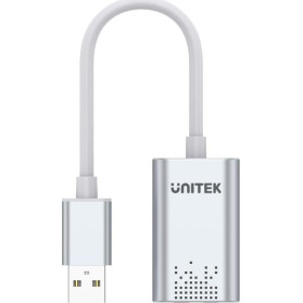 Adapter Unitek USB / Sound Card Y-247A - Kolor srebrny