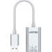Zewnętrzna karta dźwiękowa Unitek USB Sound Card Y-247A - Kolor srebrny
