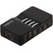 Karta dźwiękowa zewnętrzna LogiLink USB Sound Box 7.1 UA0099 - 8 x Mini Jack 3.5mm, Czarna