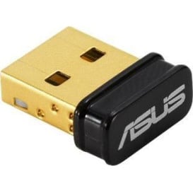 Karta sieciowa Wi-Fi ASUS USB-N10 Nano B1 90IG05E0-MO0R00 - USB 2.0, 150 Mbps, Wi-Fi 4, WPA-PSK, WPA2-PSK, WEP