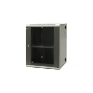 Szafa rack 19" 15U Emiter EM/AH6515, 600 x 550 x 770mm, drzwi blacha-szkło, dwusekcyjna | Sklep ITnes.pl, IT for BUSINESS