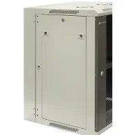 Szafa rack 19" 15U Emiter EM/AH6515, 600 x 550 x 770mm, drzwi blacha-szkło, dwusekcyjna | Sklep ITnes.pl, IT for BUSINESS