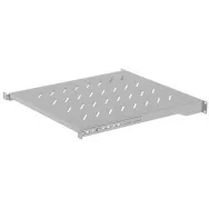 Półka do szaf 19" Lanberg AK-1005-S - 1U, udźwig do 25kg, 483 x 500 mm