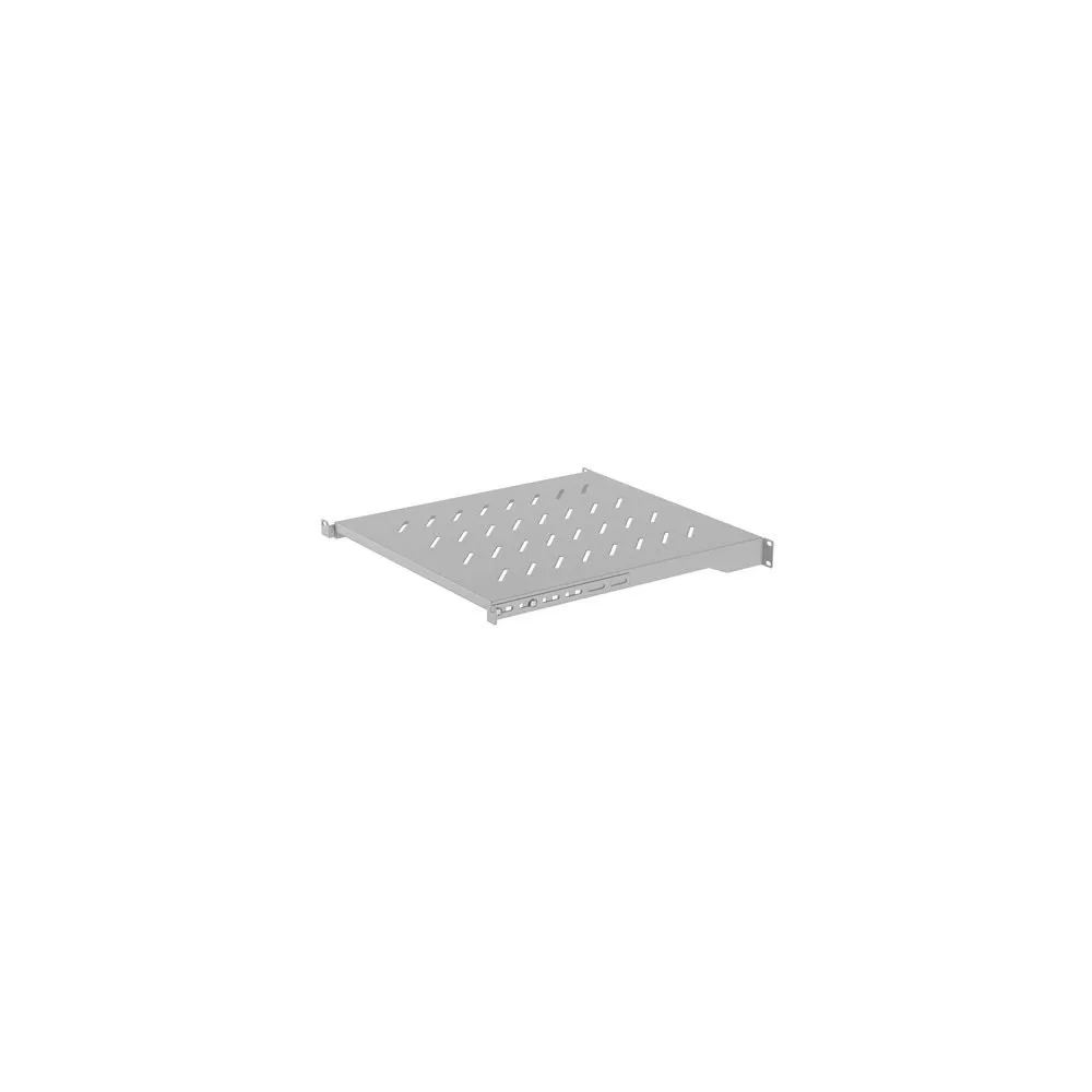 Półka do szaf 19" Lanberg AK-1005-S - 1U, udźwig do 25kg, 483 x 500 mm