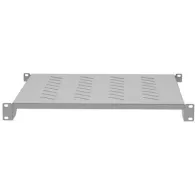 Półka do szaf 19" Lanberg AK-1005-S - 1U, udźwig do 25kg, 483 x 500 mm