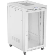 Szafa rack 19" 27U Lanberg FF01-8027-23SL, 800 x 1461 x 1000 mm, drzwi perforowane, LCD | Sklep ITnes.pl, IT for BUSINESS