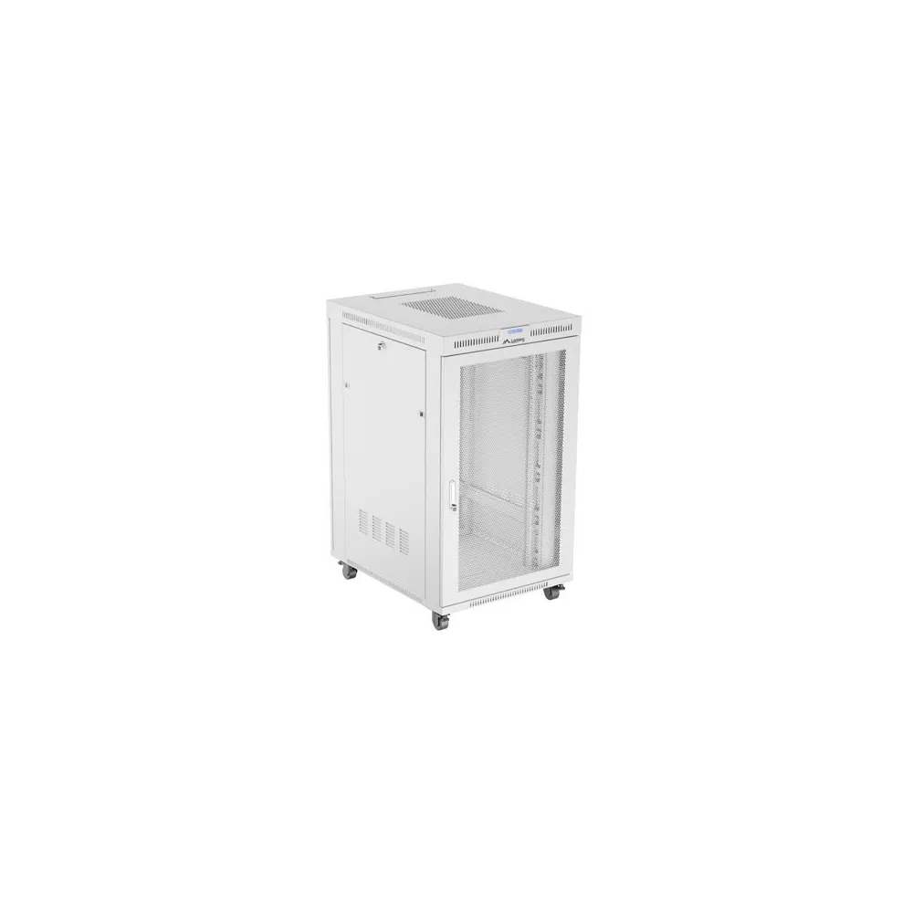 Szafa rack 19" 27U Lanberg FF01-8027-23SL, 800 x 1461 x 1000 mm, drzwi perforowane, LCD | Sklep ITnes.pl, IT for BUSINESS