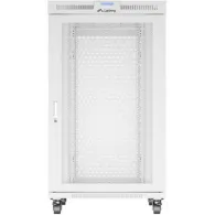 Szafa rack 19" 27U Lanberg FF01-8027-23SL, 800 x 1461 x 1000 mm, drzwi perforowane, LCD | Sklep ITnes.pl, IT for BUSINESS