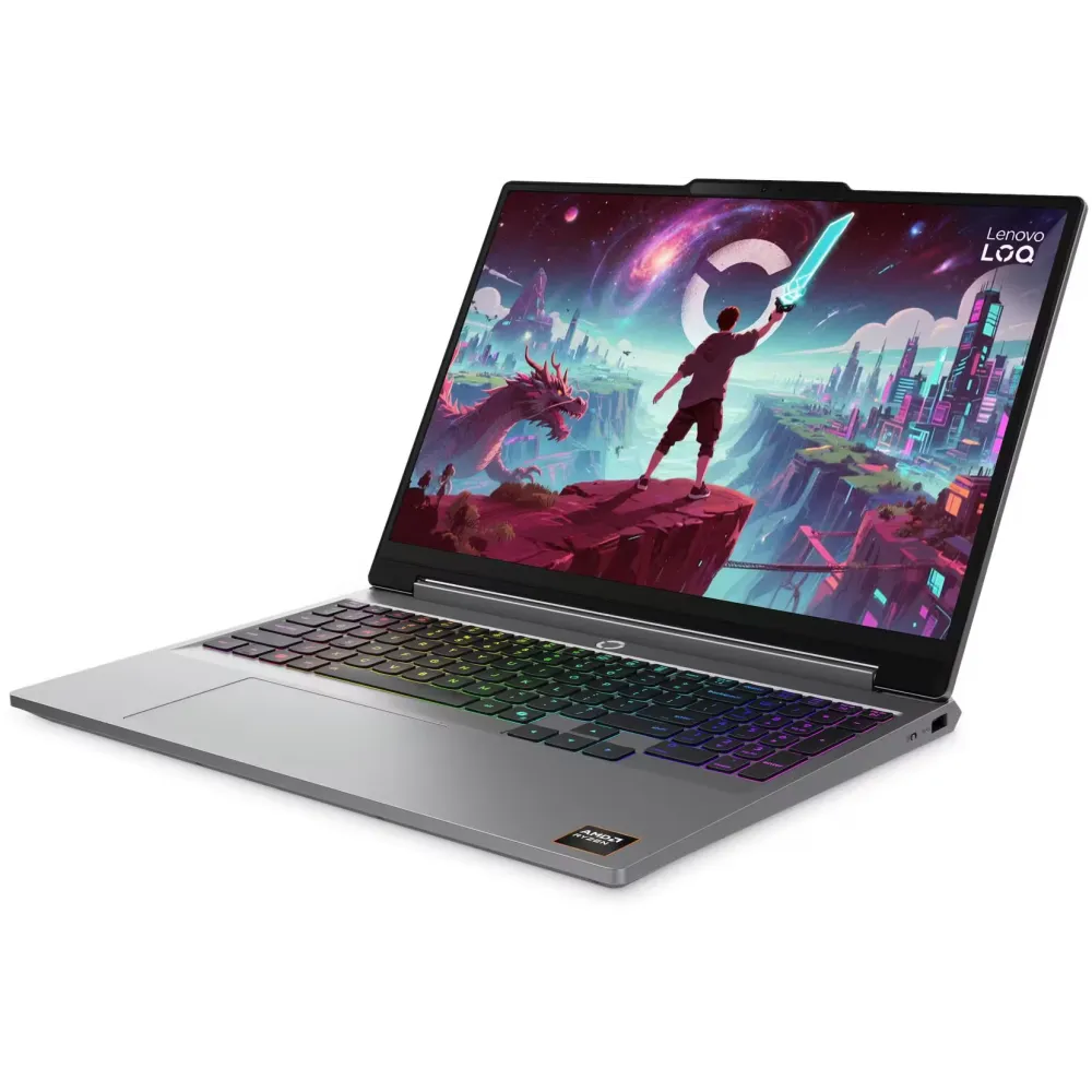Zdjęcie produktu Laptop Lenovo LOQ 15AHP11 83TN00D5PB - Ryzen 7 250/15,3" WUXGA IPS/RAM 16GB/SSD 512GB/GeForce RTX 5060/Szary/Windows 11 Home/2CI