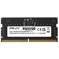 Pamięć RAM 1x16GB SODIMM DDR5 PNY MN16GSD54800-SB - 4800 MHz/CL40/Non-ECC/1,1 V