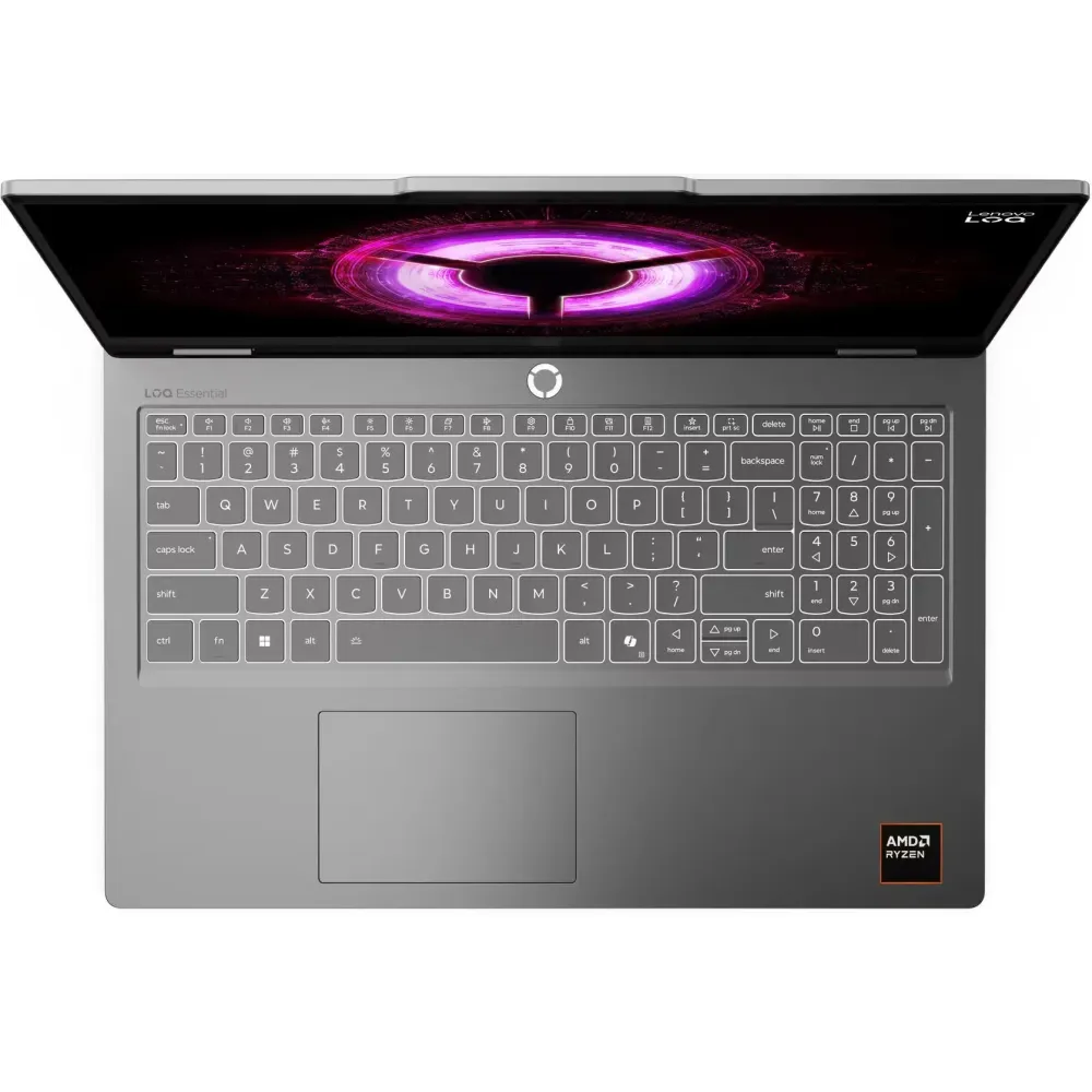 Zdjęcie produktu Laptop Lenovo LOQ Essential 15ARP11 83VAN0YVUPB - Ryzen 7 170/15,6" FHD IPS/RAM 32GB/512GB + 512GB/GeForce RTX 5060/Szary