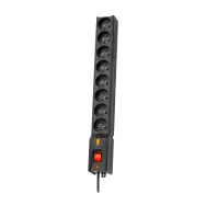 Listwa zasilająca Lestar LXARM 810 3L - 8 gniazd, 5 m, Czarna - 1966004468 | Sklep ITnes.pl - IT for BUSINESS