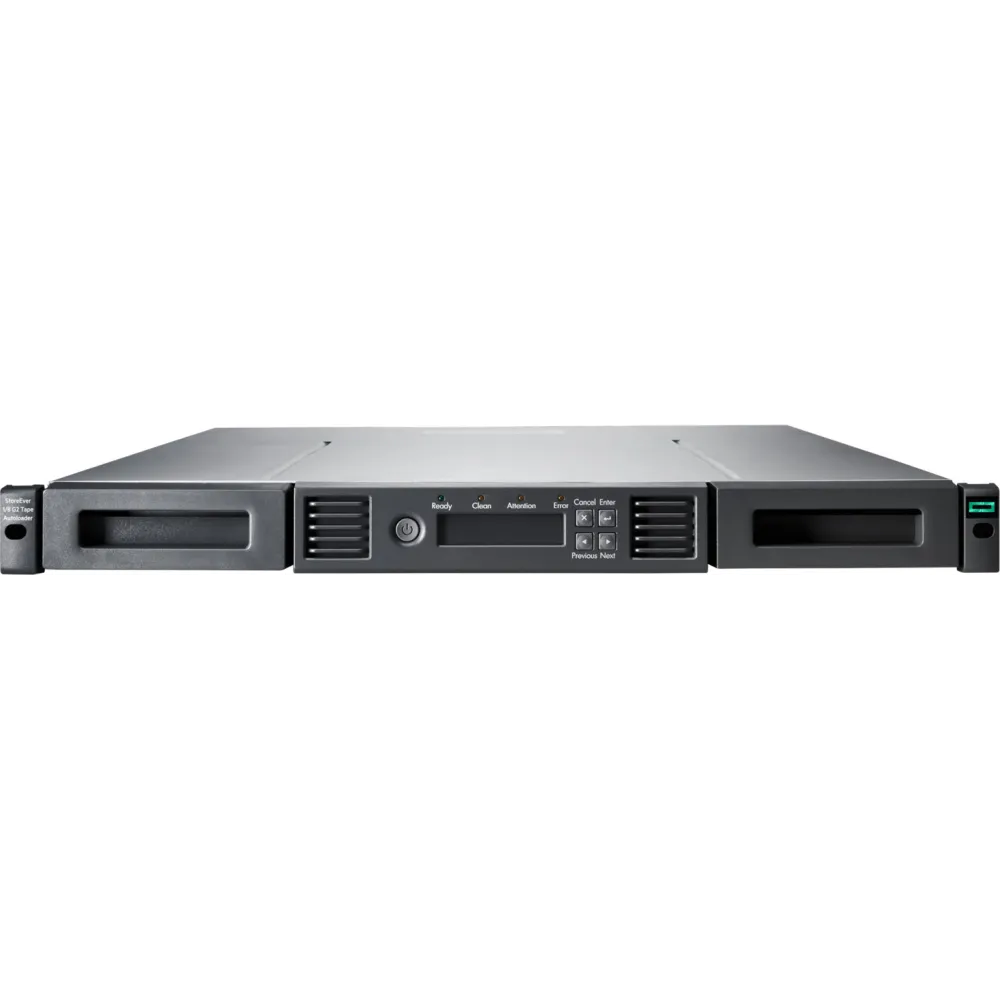 Bibioteka taśmowa HPE Storage MSL 1/8 Tape Autoloader 1x MSL LTO-8 SAS Drive 5x LTO-8 30TB Data Cartridges P77035-B25
