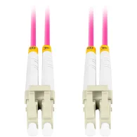 Patchcord światłowodowy Lanberg FO-LULU-MD41-0050-VT, duplex, LC|UPC-LC|UPC, wielomodowy 50|125, długość 5m | Sklep ITnes.pl, IT for BUSINESS