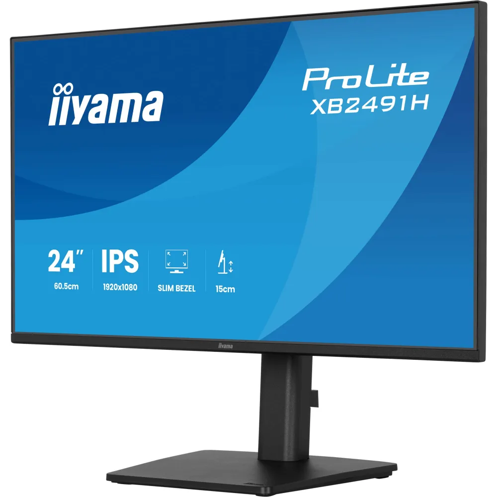 Monitor iiyama ProLite XB2491H-B1 - 23,8"/1920x1080 (Full HD)/120Hz/IPS/pivot/Czarny