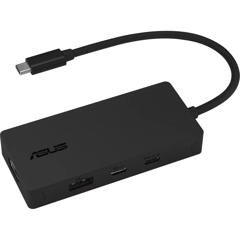Replikator portów ASUS 4 in 1 USB-C Dock DC110 90XB0AIN-BDS010 - 1x USB-C 3.2, 1x USB-C PD 100W, 1x USB-A 3.2, 1x HDMI 2.1