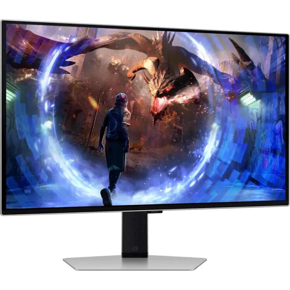 Zdjęcie produktu Monitor Samsung Odyssey G6 OLED G60SD LS27DG602SUXEN - 27"/2560x1440 (QHD)/OLED/FreeSync/0,03 ms/pivot/Srebrny