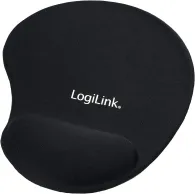 Podkładka pod mysz LogiLink ID0027 - 230 x 204 mm, Żelowa, Czarna