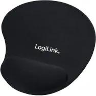 Podkładka pod mysz LogiLink ID0027 - 230 x 204 mm, Żelowa, Czarna