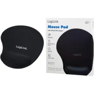 Podkładka pod mysz LogiLink ID0027 - 230 x 204 mm, Żelowa, Czarna