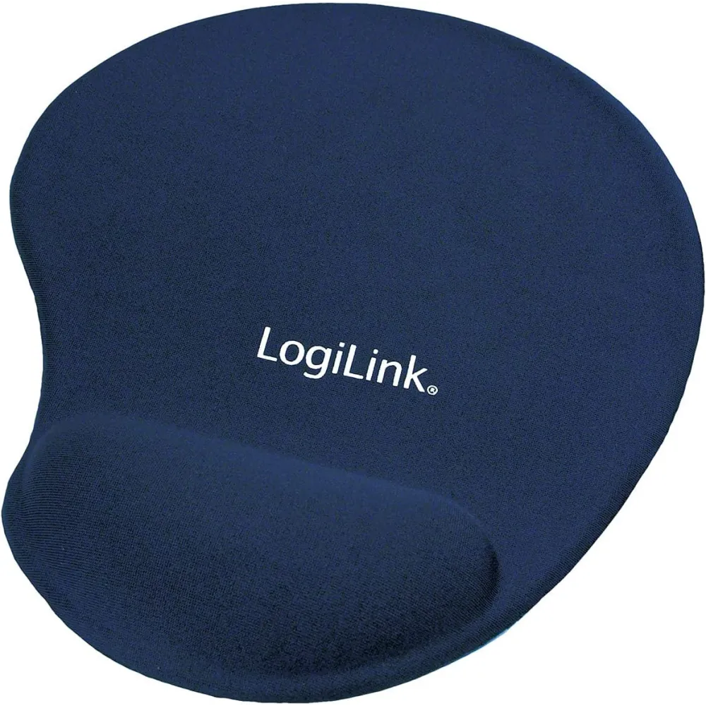 Podkładka pod mysz LogiLink ID0027B - 230 x 204 mm, Żelowa, Niebieska