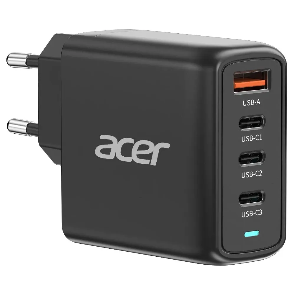 Zasilacz Acer 100W GaN PD Charger ZL.ADTCC.00L, 3x USB-C, 1x USB-A, kabel USB-C 2m | Sklep ITnes.pl, IT for BUSINESS