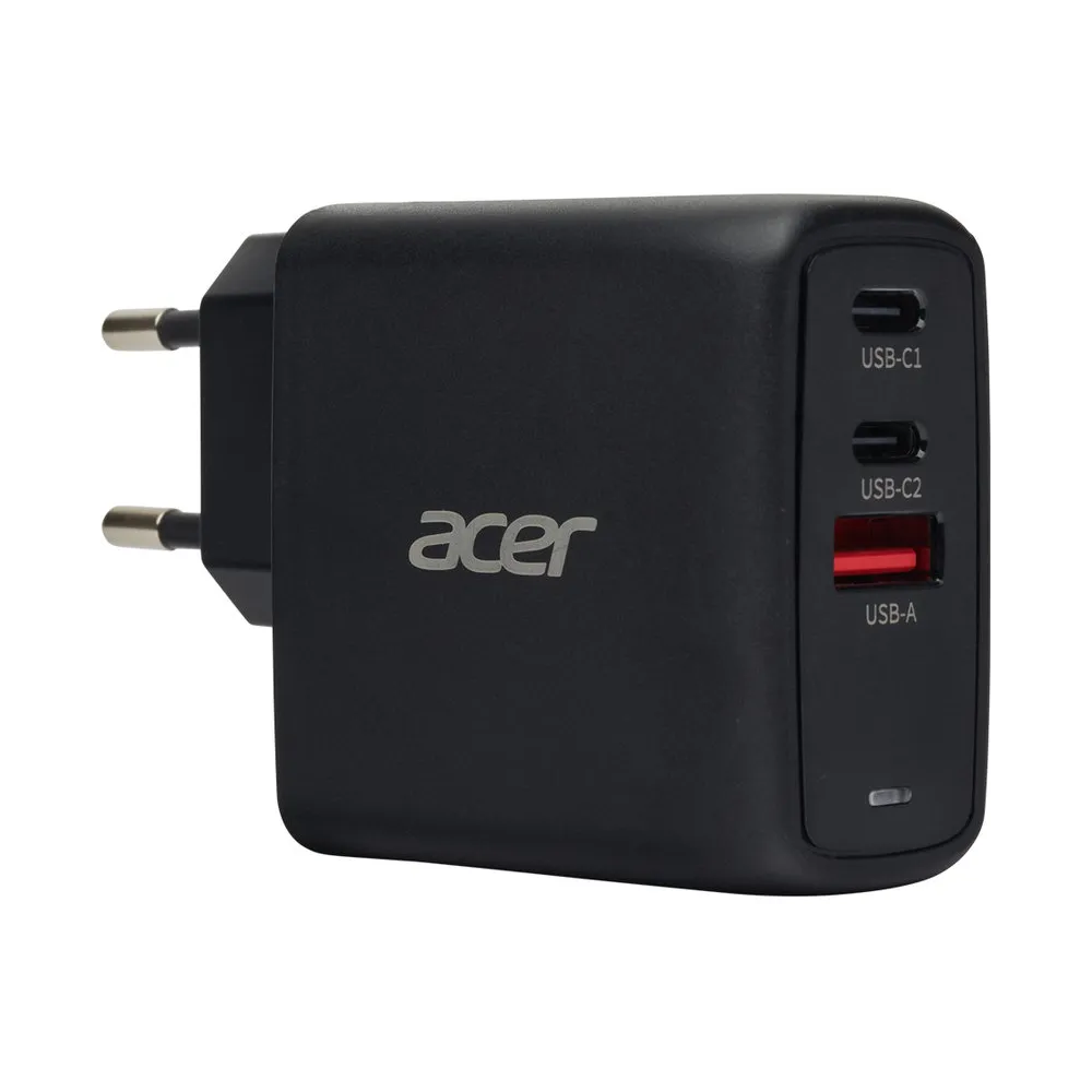 Zasilacz Acer 67W GaN PD Charger ZL.ADTCC.00J, 2x USB-C, 1x USB-A, kabel USB-C 2m | Sklep ITnes.pl, IT for BUSINESS