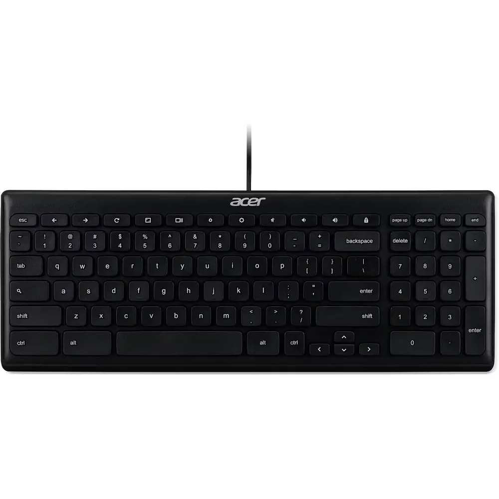 Klawiatura przewodowa Acer AKW900 GP.KBD11.04F - US, Czarna