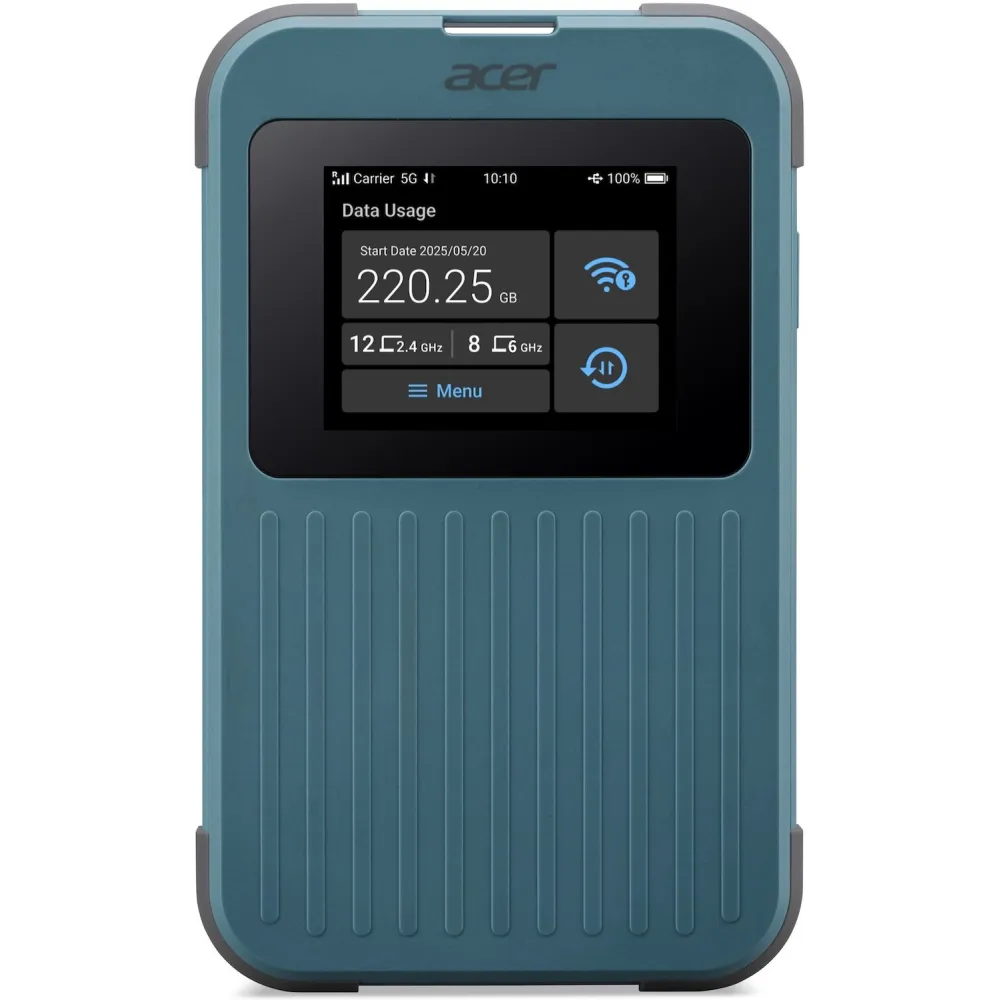 Router 5G Acer Connect M4 5G Mobile Hotspot FF.G2ZTA.001 - USB-C, IP68, Wi-Fi 6, 8000 mAh