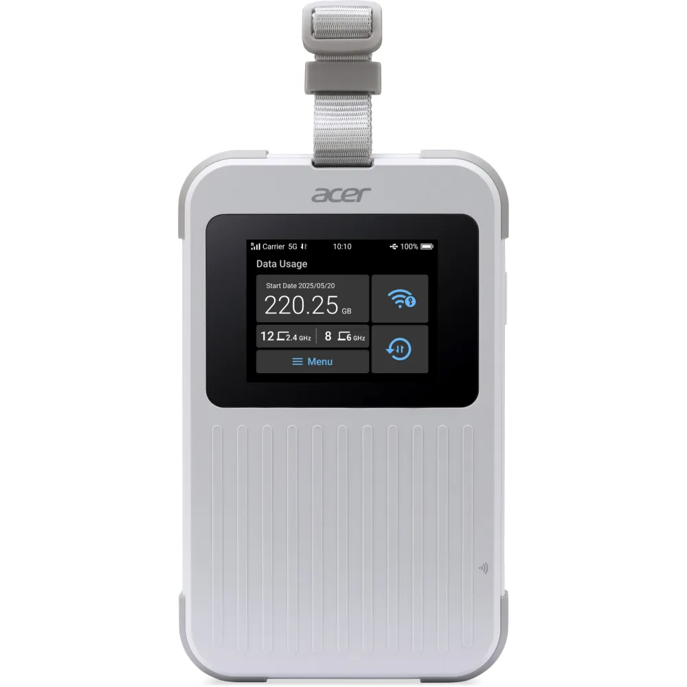 Router 5G Acer Connect M6E 5G Mobile Wi-Fi FF.G2VTA.001 - USB-C, IP68, Wi-Fi 6E, 8000 mAh