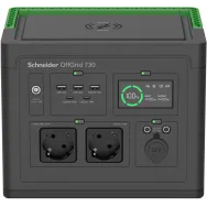 Stacja zasilania APC Schneider OffGrid Portable Power Station 730 PPS730-GR - 738Wh, Lithium-ion, 2 Schuko