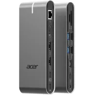 Stacja dokująca Acer USB-C Universal Docking Station 15-in-1 HP.DSCAB.022 - 3x USB-C, 5x USB-A, DP, 2x HDMI, RJ-45, SD|microSD