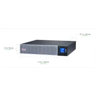 Zasilacz awaryjny UPS APC Easy UPS On-Line SRVL2KRIRK, 2U, 2000 VA, 1800 W | Sklep ITnes.pl, IT for BUSINESS