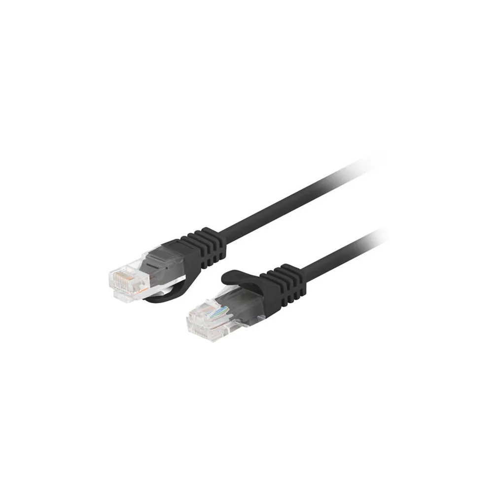 Patchcord Lanberg PCU6-10CC-0200-BK, kat. 6, UTP, 2m, Czarny | Sklep ITnes.pl, IT for BUSINESS
