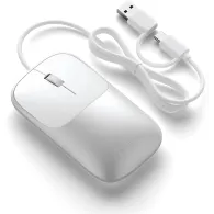 Mysz przewodowa Satechi Slim LX Wired Mouse ST-MULXS, USB-A|USB-C, Srebrna | Sklep ITnes.pl, IT for BUSINESS