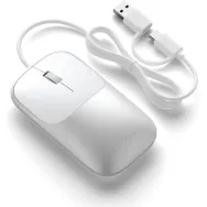 Mysz przewodowa Satechi Slim LX Wired Mouse ST-MULXS, USB-A|USB-C, Srebrna | Sklep ITnes.pl, IT for BUSINESS