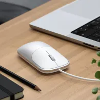 Mysz przewodowa Satechi Slim LX Wired Mouse ST-MULXS, USB-A|USB-C, Srebrna | Sklep ITnes.pl, IT for BUSINESS